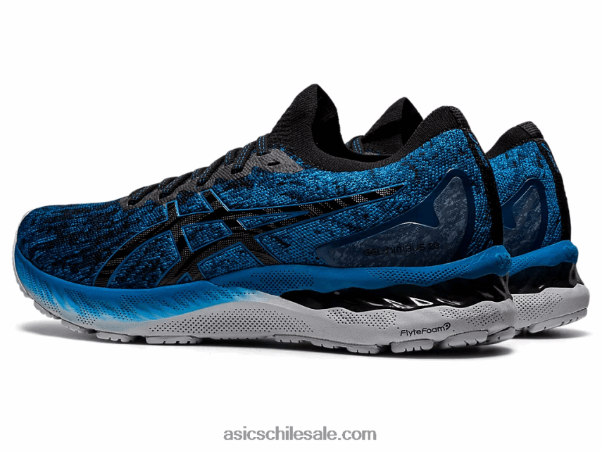 hombres Asics punto gel-nimbus 23 R8N4461895 azul renacido/negro