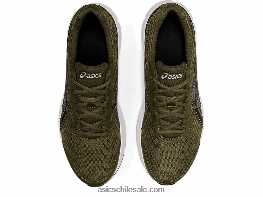 hombres Asics sacudida 3 R8N4461381 lona verde oliva/negro