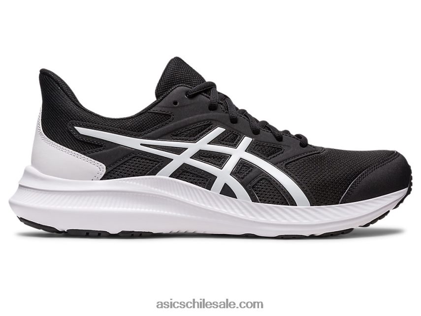 hombres Asics sacudida 4 R8N446512 blanco negro