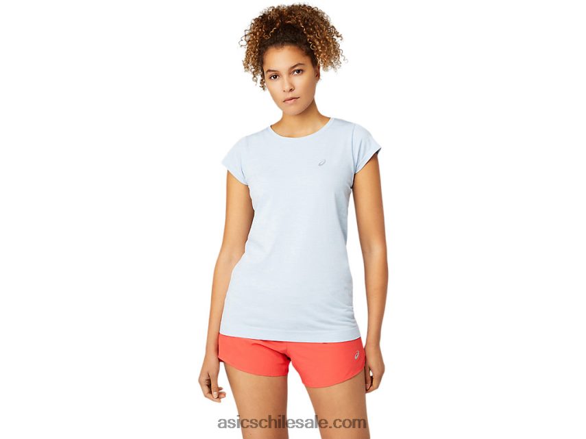 mujer Asics camiseta de manga corta sin costuras Race R8N4463759 neblina
