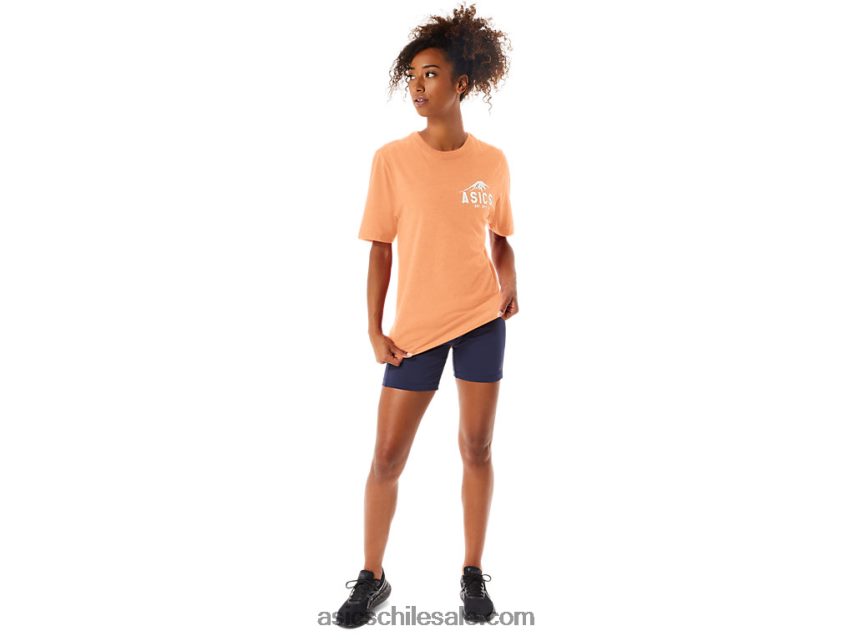 mujer Asics fuji 1977 camiseta R8N446175 duna de verano