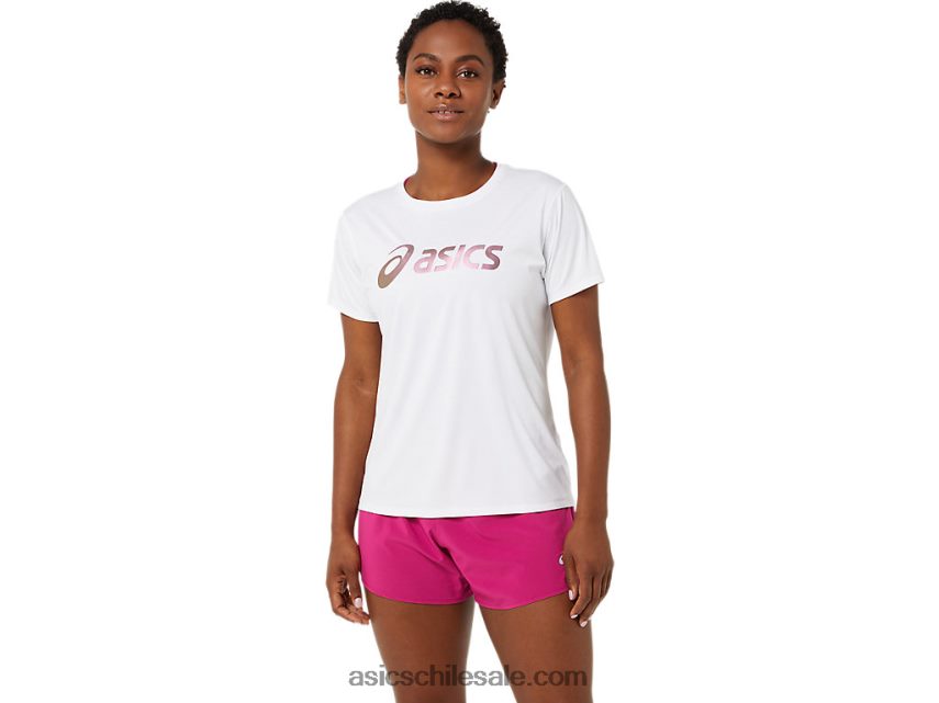 mujer Asics parte superior de sakura R8N4463325 blanco brillante