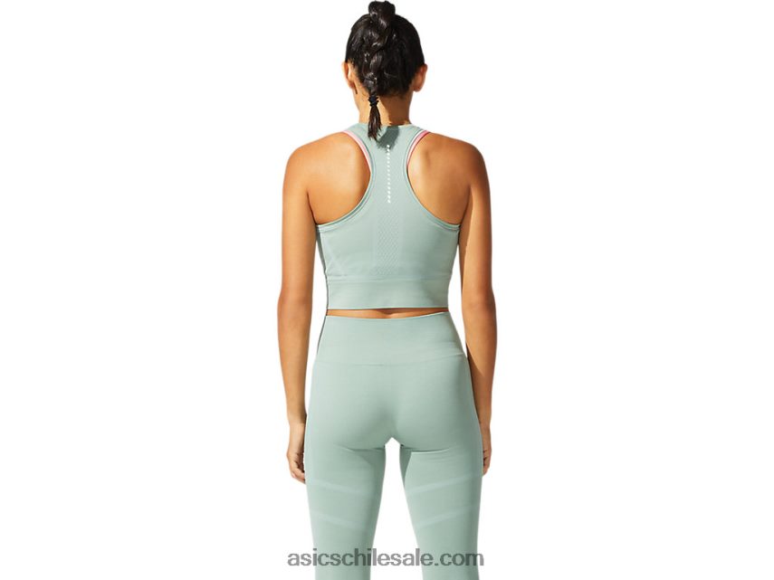 mujer Asics parte superior sin costuras R8N4463974 pizarra gris