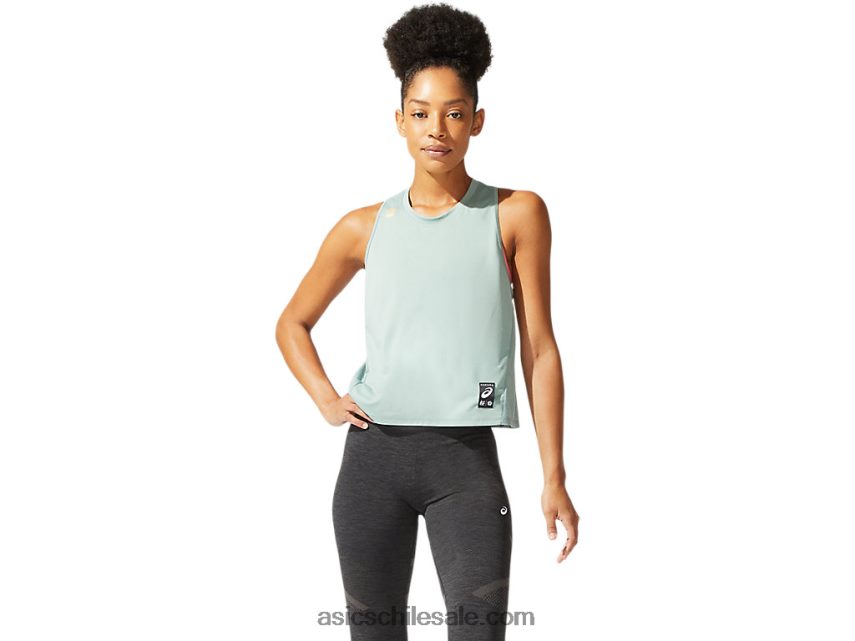 mujer Asics tanque de sakura R8N4463971 pizarra gris