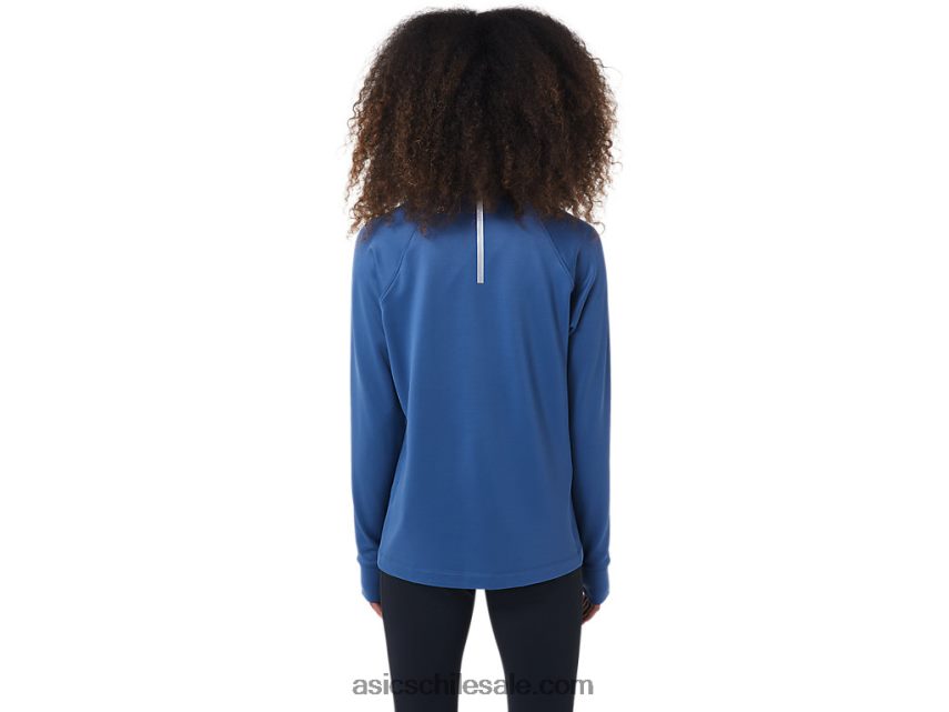 mujer Asics termopolis 1/4 zip R8N4462799 gran tiburon