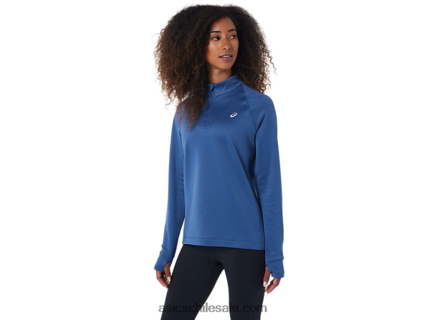 mujer Asics termopolis 1/4 zip R8N4462799 gran tiburon