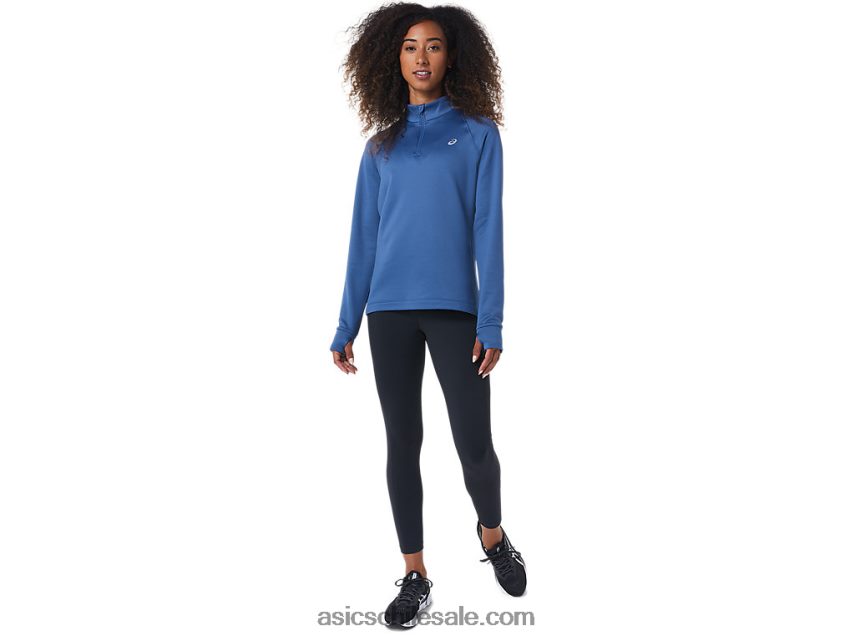 mujer Asics termopolis 1/4 zip R8N4462799 gran tiburon