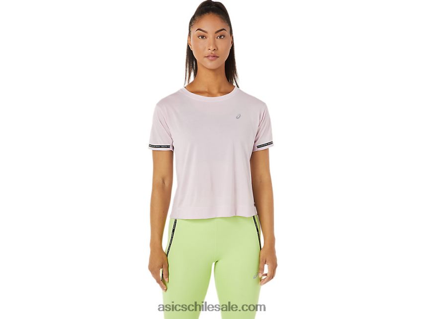 mujer Asics top corto de carrera R8N4463336 apenas rosa