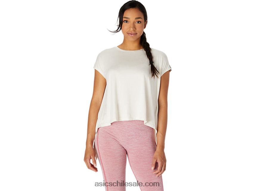 mujer Asics top de manga corta R8N4463667 abedul