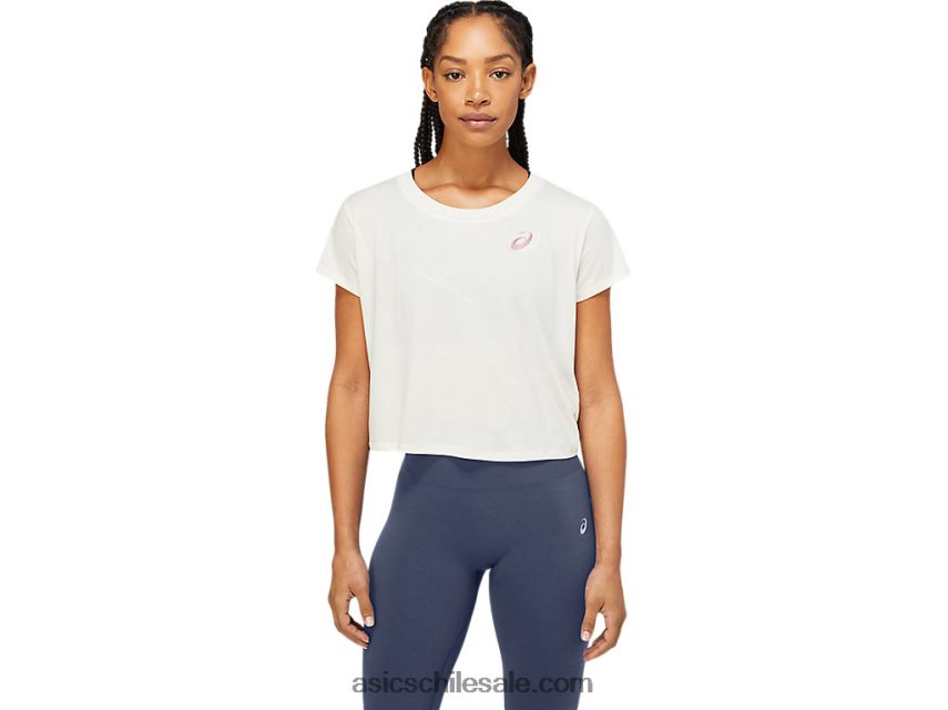 mujer Asics top de manga corta R8N4463701 abedul