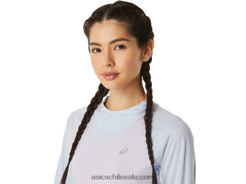 mujer Asics top de manga larga de invierno R8N4462798 cielo suave