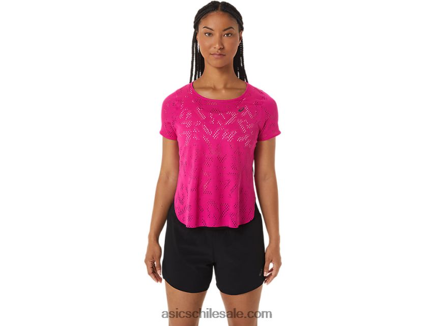 mujer Asics ventilar actibreeze camiseta de manga corta R8N4462530 delirio rosa