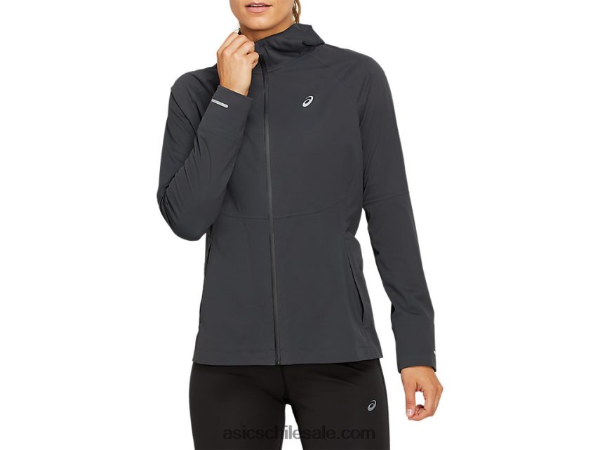 mujer Asics acelerar la chaqueta R8N4464144 gris grafito