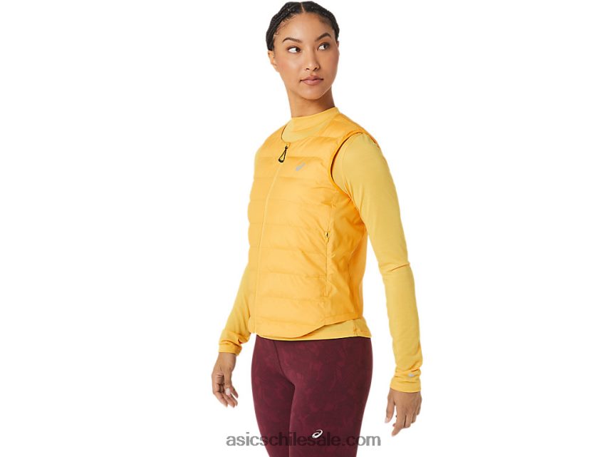 mujer Asics chaleco acolchado runkoyo R8N4462789 tigre amarillo