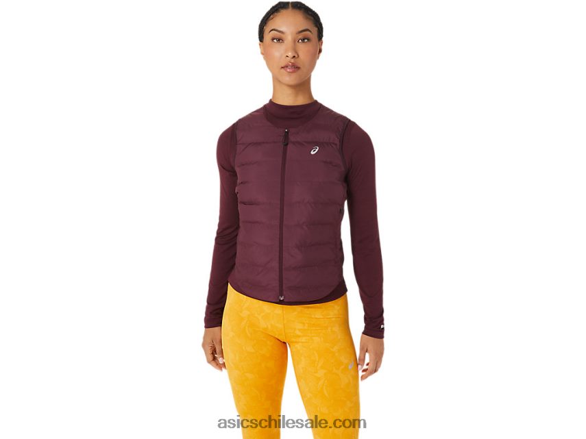 mujer Asics chaleco acolchado runkoyo R8N4462801 marte profundo