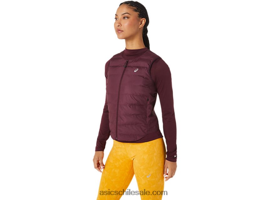 mujer Asics chaleco acolchado runkoyo R8N4462801 marte profundo