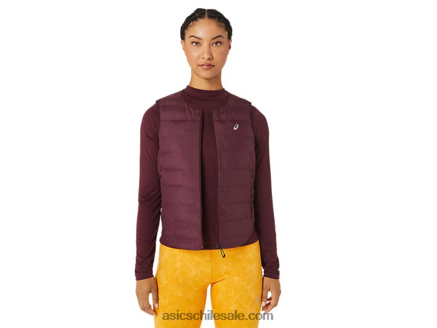 mujer Asics chaleco acolchado runkoyo R8N4462801 marte profundo