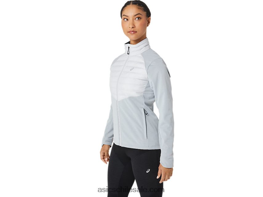 mujer Asics chaqueta de correr de invierno R8N4462827 brezo gris glaciar