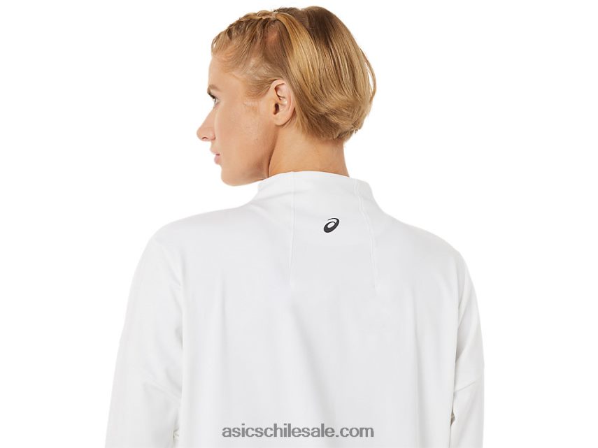 mujer Asics chaqueta de tenis R8N4463286 blanco brillante/negro