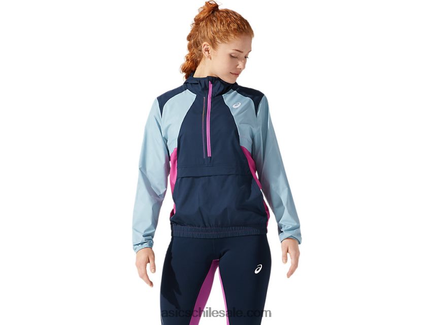 mujer Asics chaqueta de visibilidad R8N4464058 azul francés/azul humo