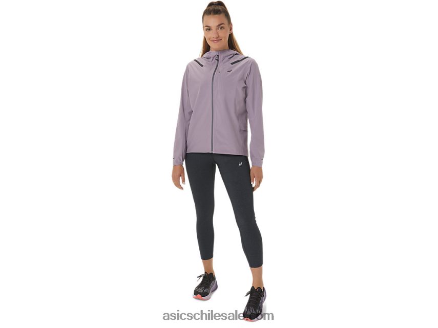 mujer Asics chaqueta impermeable 2.0 acelera R8N4462543 cuarzo violeta