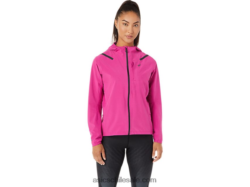 mujer Asics chaqueta impermeable 2.0 acelera R8N4463274 rojo fucsia