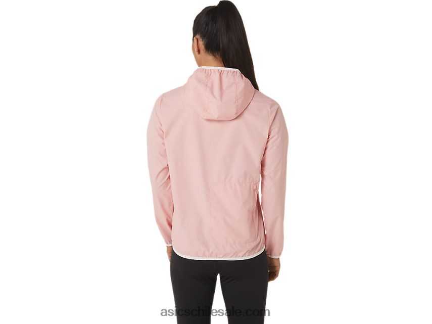 mujer Asics chaqueta plegable R8N4463021 rosa helada/cielo suave