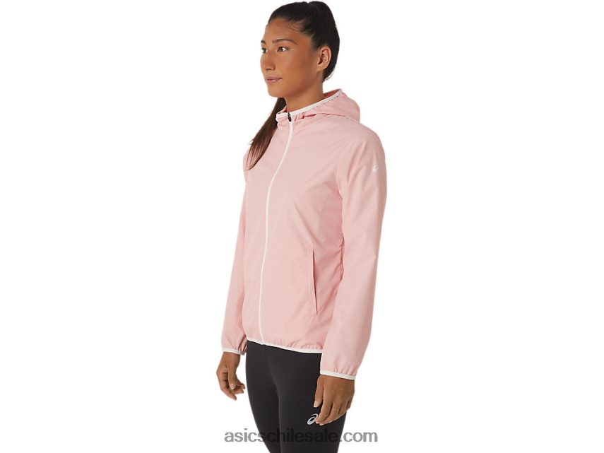 mujer Asics chaqueta plegable R8N4463021 rosa helada/cielo suave
