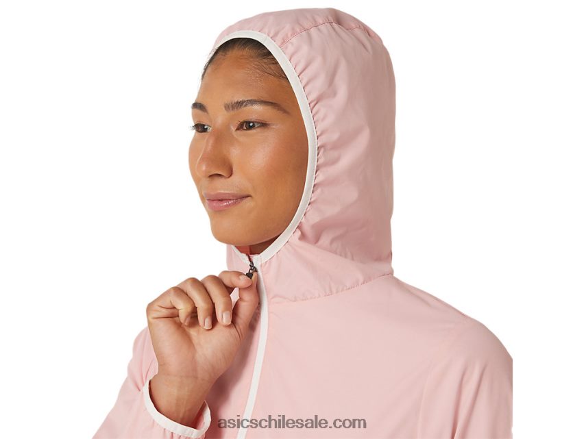 mujer Asics chaqueta plegable R8N4463021 rosa helada/cielo suave