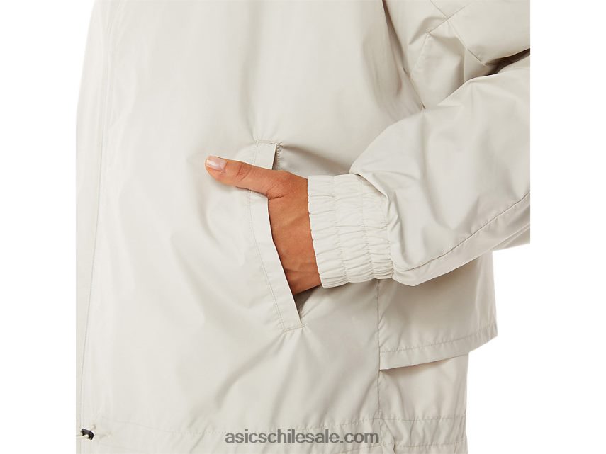 mujer Asics chaqueta tejida movekoyo R8N4462776 humo gris