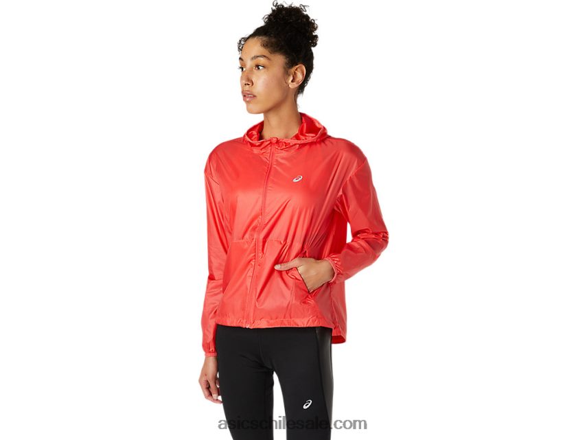 mujer Asics kasane chaqueta sólida R8N4463849 Toronja rosa