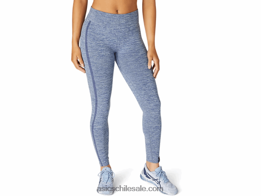 mujer Asics apretado sin costuras R8N4463665 trueno azul