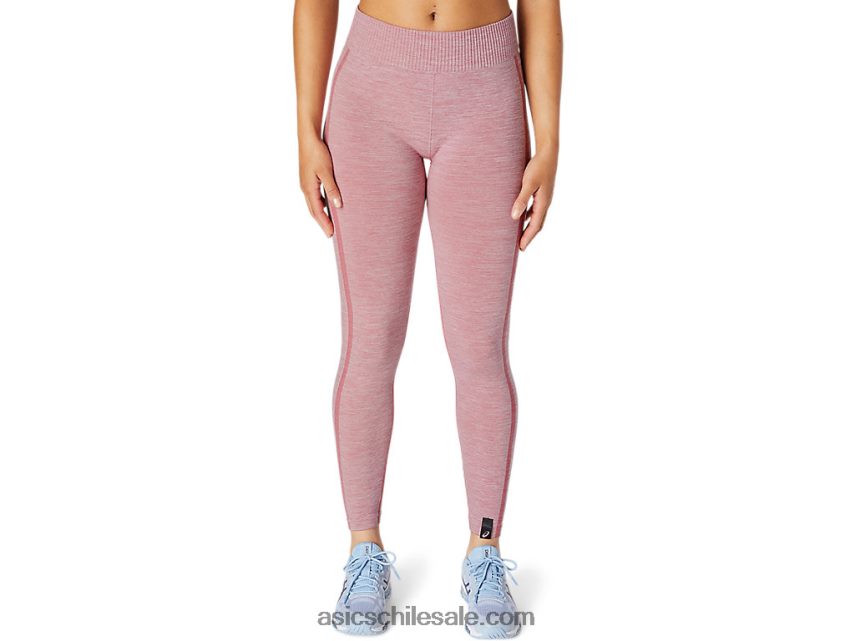 mujer Asics apretado sin costuras R8N4463675 rosa ahumado