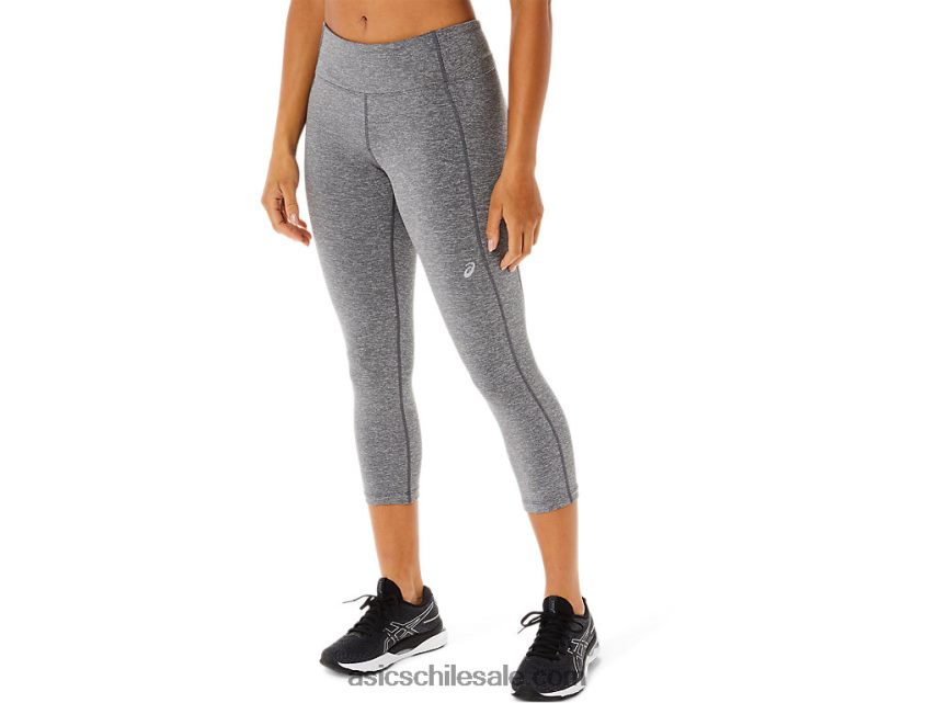 mujer Asics capri de rendimiento R8N4463366 gris jaspeado oscuro