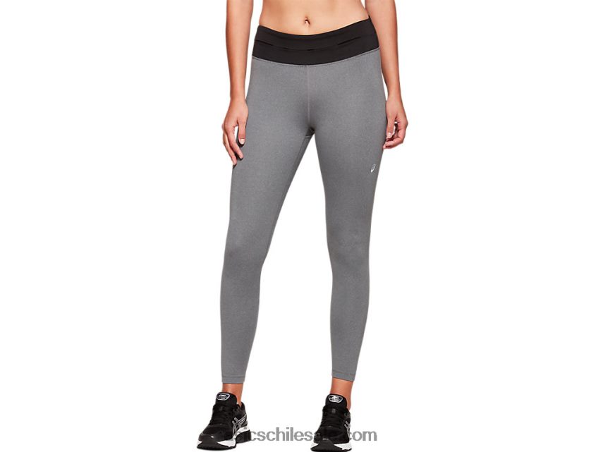 mujer Asics fuerte R8N4464139 jaspeado gris oscuro/negro