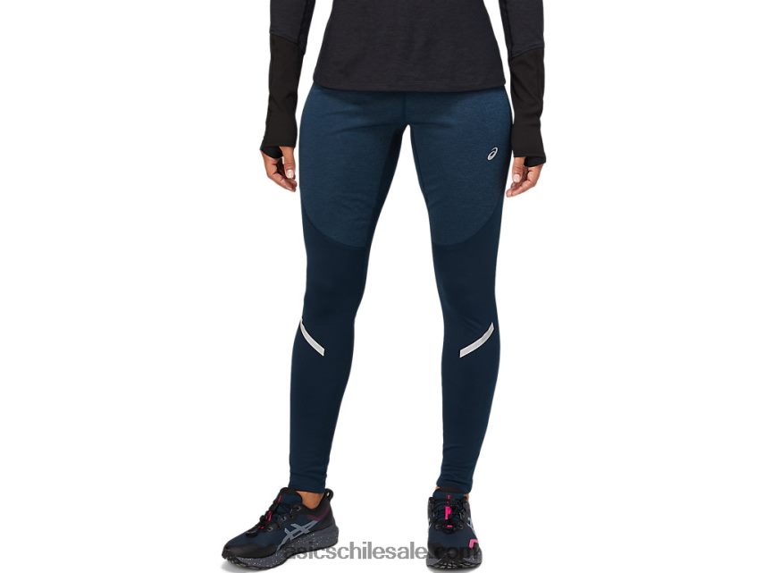 mujer Asics mallas de invierno lite-show R8N4463635 azul francés