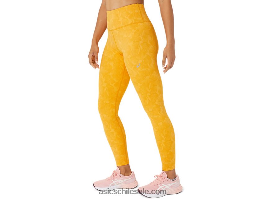 mujer Asics medias runkoyo jacquard R8N4462770 tigre amarillo