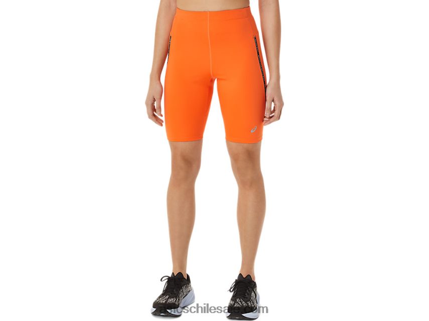 mujer Asics velocista de carrera apretado R8N4462253 naranja nueva