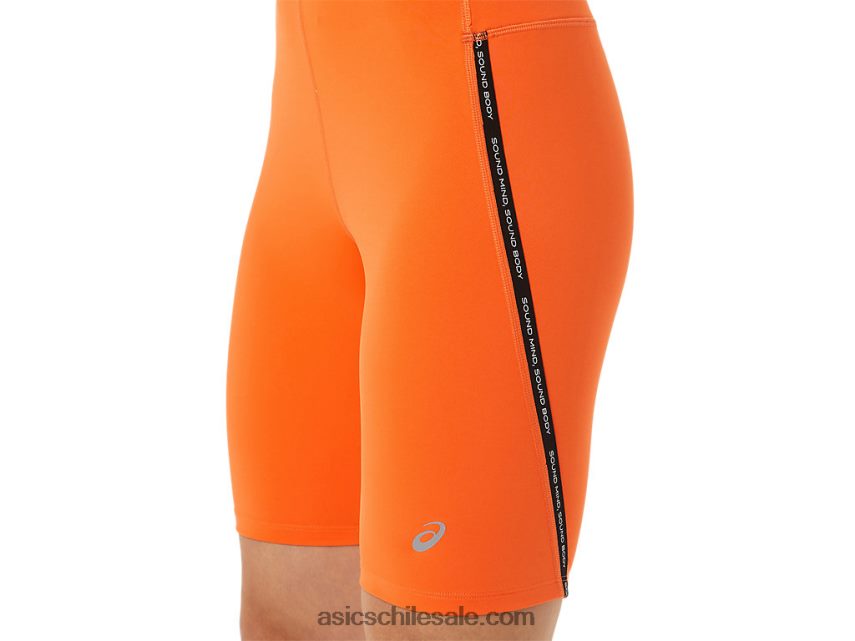 mujer Asics velocista de carrera apretado R8N4462253 naranja nueva