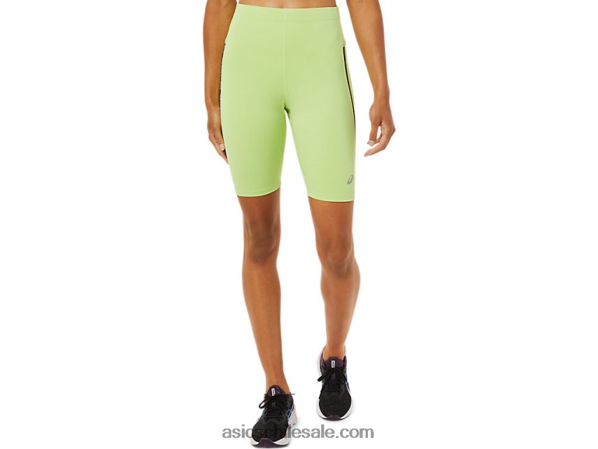 mujer Asics velocista de carrera apretado R8N4463460 verde lima