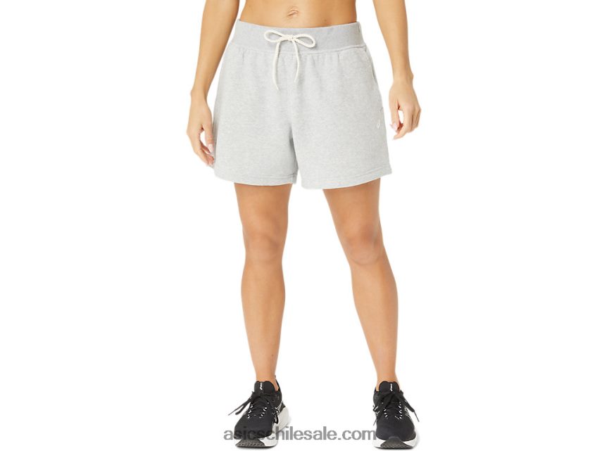 mujer Asics Sunday sana polar corto R8N4462151 brezo gris claro