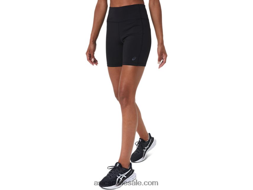 mujer Asics pr lyte 5in run short con bolsillos R8N4462717 rendimiento negro