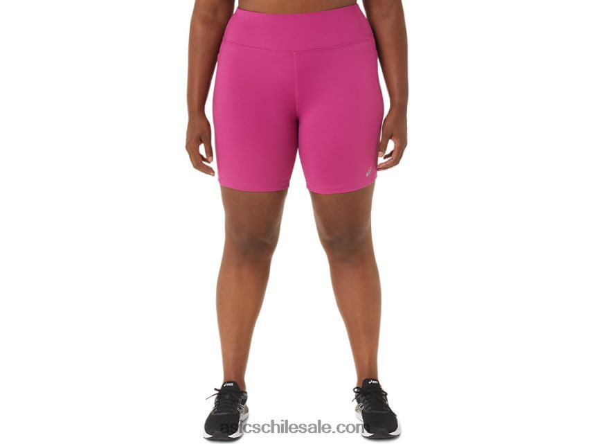 mujer Asics pr lyte 5in run short con bolsillos R8N4463291 rojo fucsia