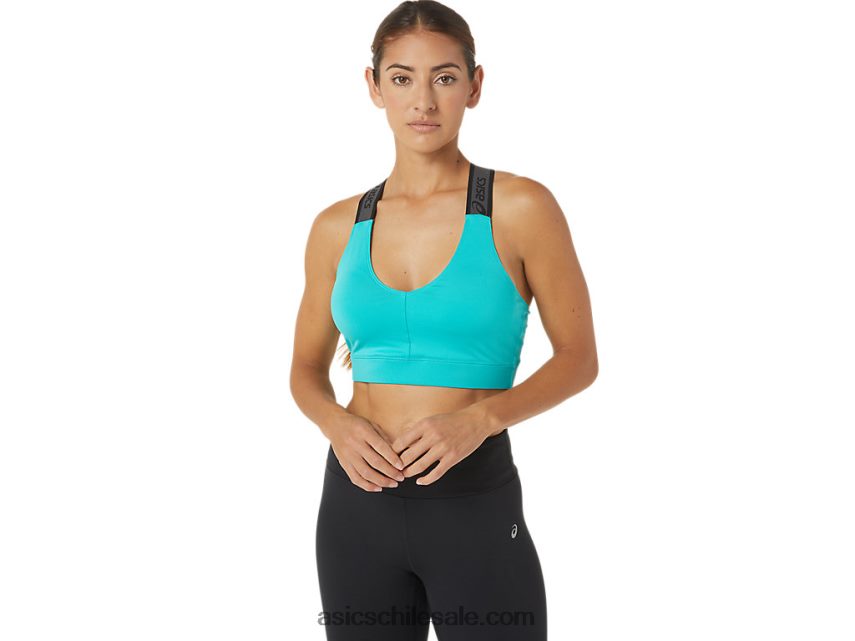 mujer Asics ajuste sana sujetador R8N4462788 cristal marino