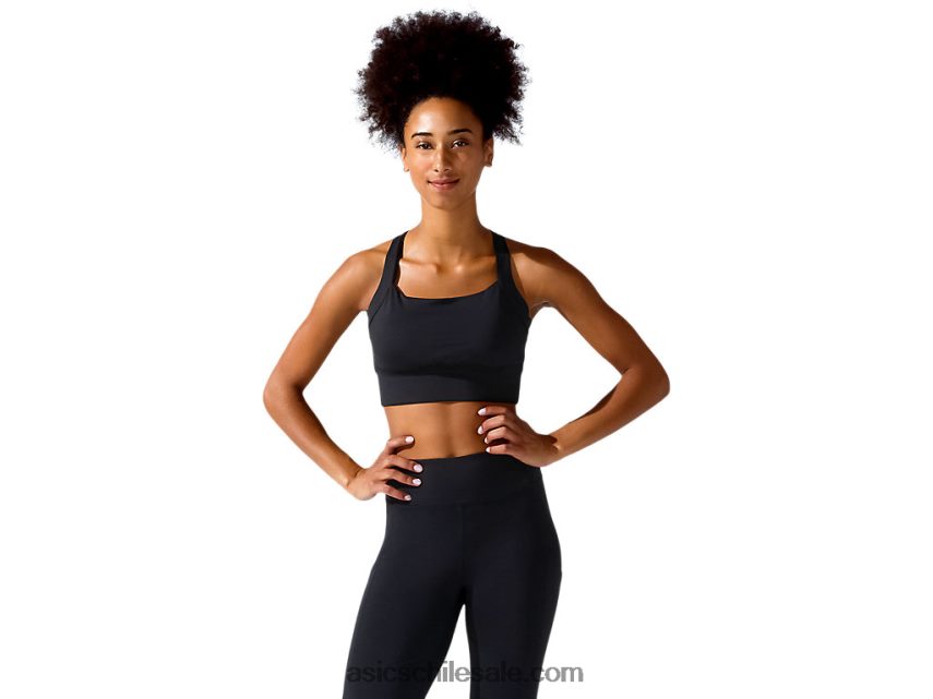 mujer Asics sujetador central R8N4463851 rendimiento negro