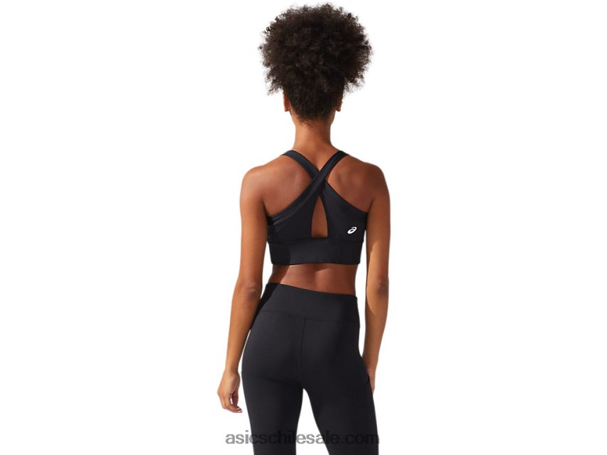 mujer Asics sujetador central R8N4463851 rendimiento negro