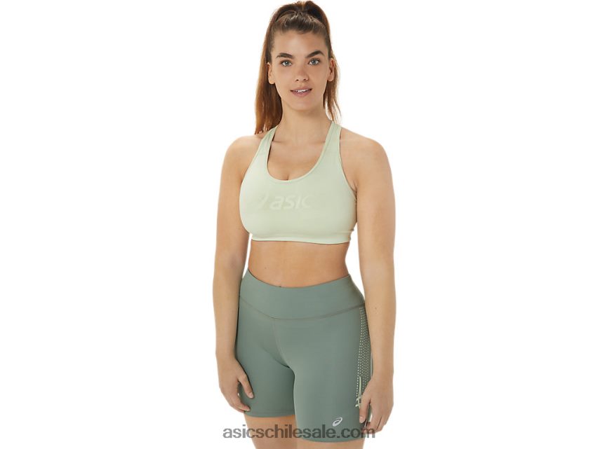 mujer Asics sujetador con relleno R8N4462514 susurro verde