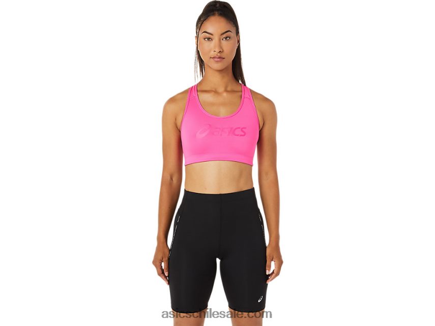 mujer Asics sujetador espiral R8N4463582 brillo rosa