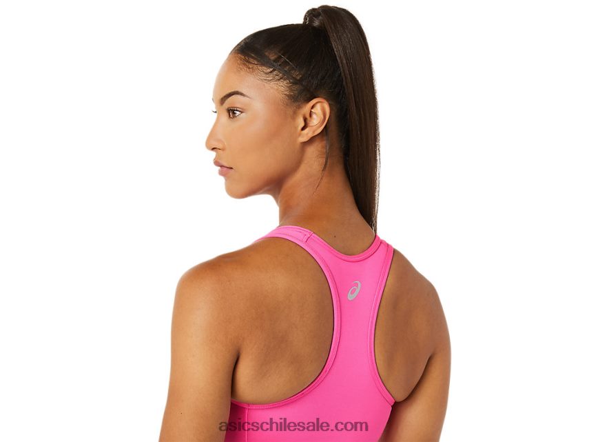 mujer Asics sujetador espiral R8N4463582 brillo rosa