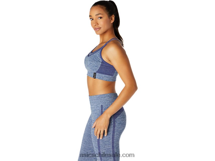 mujer Asics sujetador reversible sin costuras R8N4463662 trueno azul